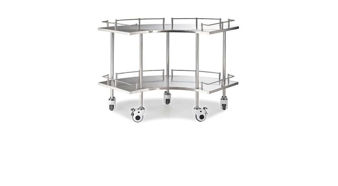 QT319 Stainless Steel Instrument Trolley