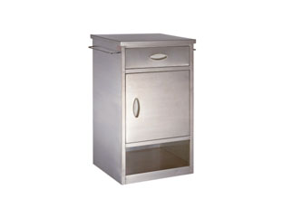HX356 Stainless Steel Bedside Cabinet