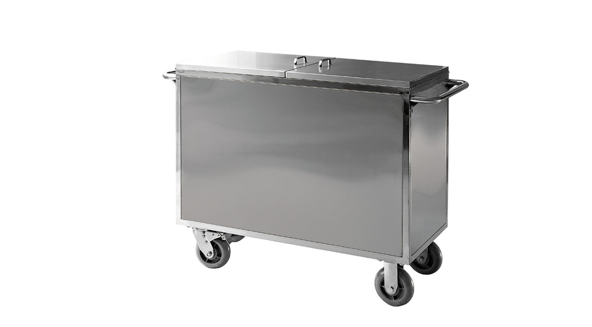 QT394 Stainless Steel Sterile Trolley