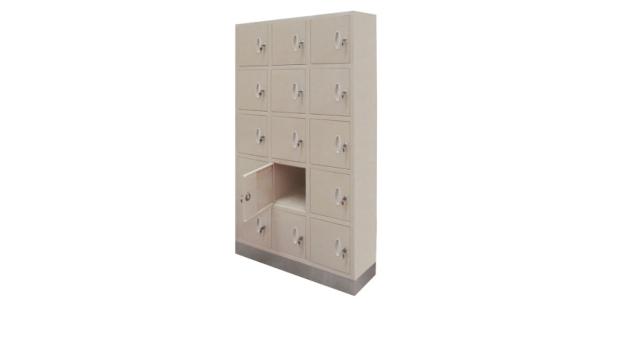 YG177 Cabinet with Stainless Steel Base for Shoes