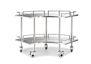 QT319 Stainless Steel Instrument Trolley