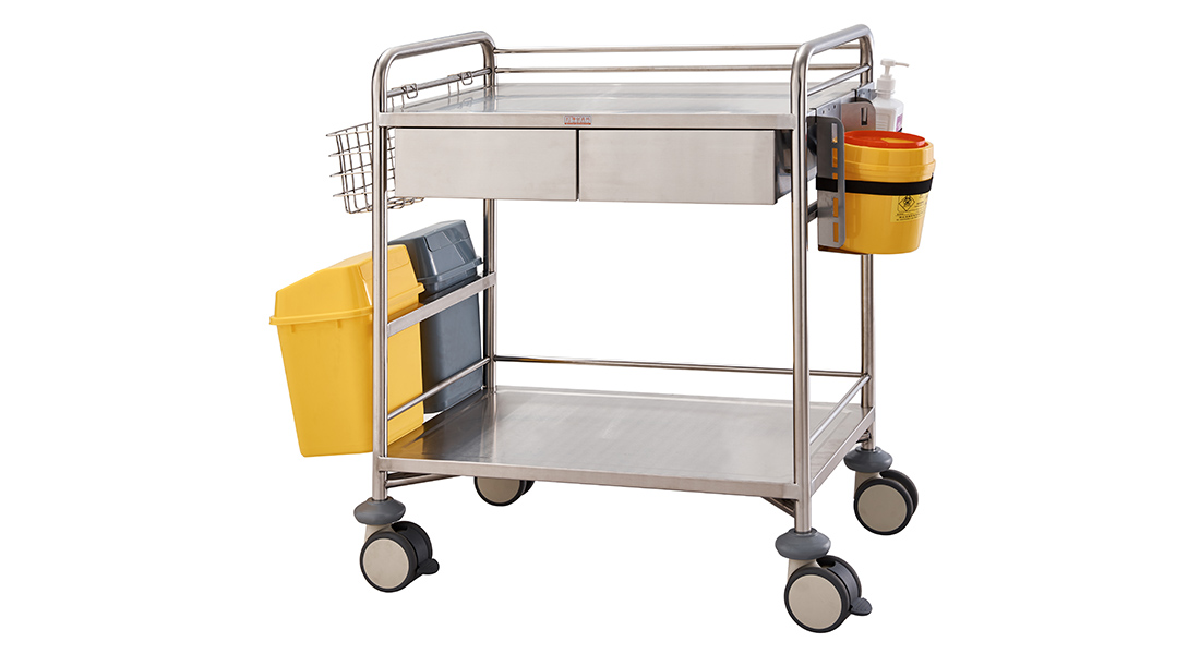 QT320 Stainless Steel Treatment Trolley