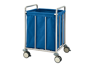 QT371 Stainless Steel Garbage Trolley