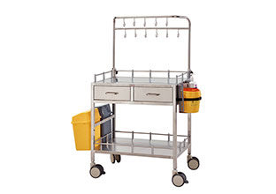 QT323 Stainless Steel Infusion Trolley